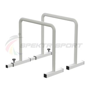 Купить Брусья напольные хайлетсы Spektr Sport цв. белый в Подольске 