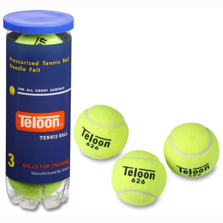 Купить Мяч для большого тенниса Teloon 626Т Р3  (3 шт) в Подольске 