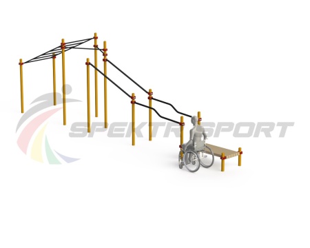 Купить Спортивный комплекс для инвалидов-колясочников WRK-D22_76mm в Подольске 