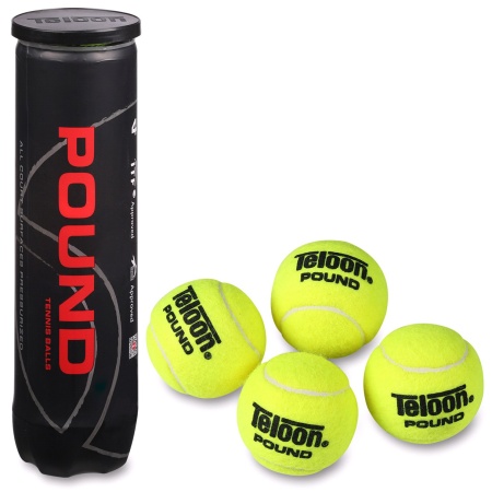 Купить Мяч для большого тенниса Teloon 828Т Р4  (4 шт) в Подольске 